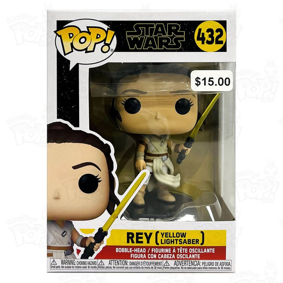 Star Wars Rey (Yellow Lightsaber) (#432) - That Funking Pop Store!