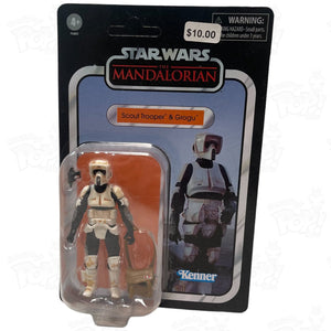 Star Wars Scout Trooper & Grogu Figure Loot