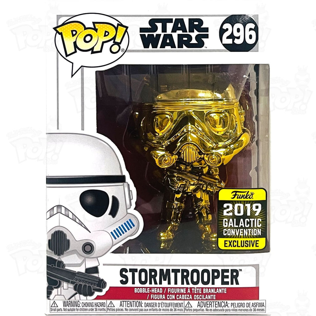 Funko Pop Star Wars - Stormtrooper #296 Dorado Exclusivo | Cuotas sin interés