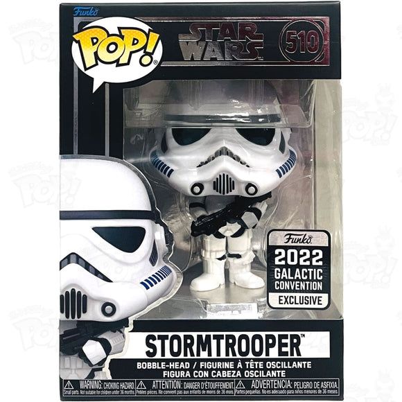 Star War Stormtrooper (#510) 2022 Galactic Convention Funko Pop Vinyl