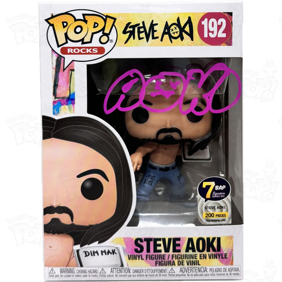 Steve Aoki (#192) Signed Funko Pop Vinyl