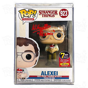 Stranger Things Alexei (#923) Signed By Alec Utgoff 145 Pcs Funko Pop Vinyl