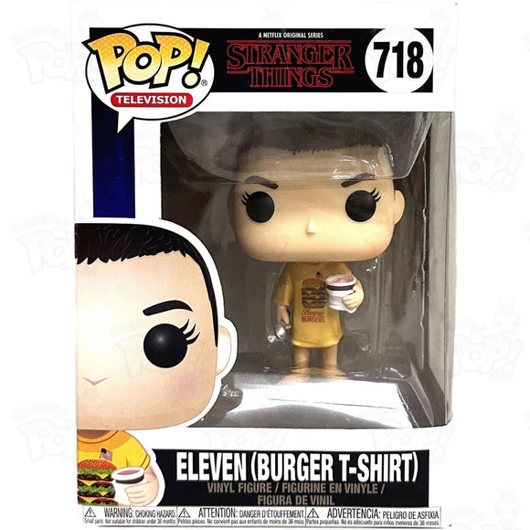 Stranger Things Eleven Burger T-Shirt (#718) Funko Pop Vinyl