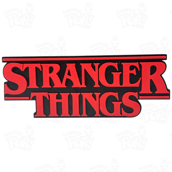 Stranger Things Logo Display Sign Loot