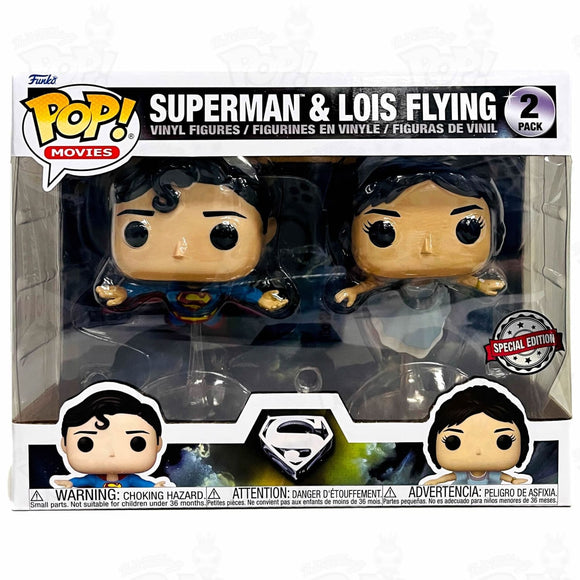 Superman & Lois Flying (2-Pack) Funko Pop Vinyl