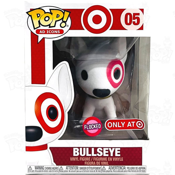 Target Bullseye (#05) Flocked [Damaged] Funko Pop Vinyl