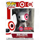 Target Bullseye (#05) Flocked [Damaged] Funko Pop Vinyl