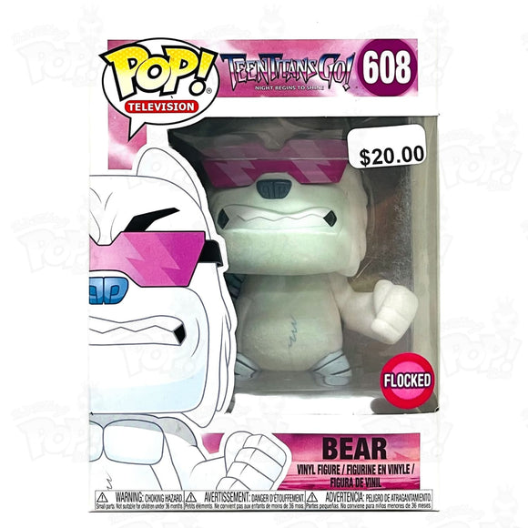 Teen Titans Go Bear (#608) Flocked - That Funking Pop Store!