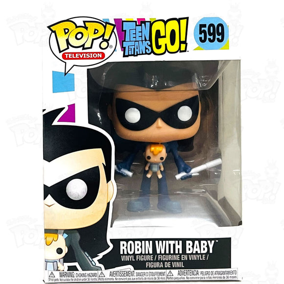 Teen Titans Go! Robin With Baby (#599) Funko Pop Vinyl