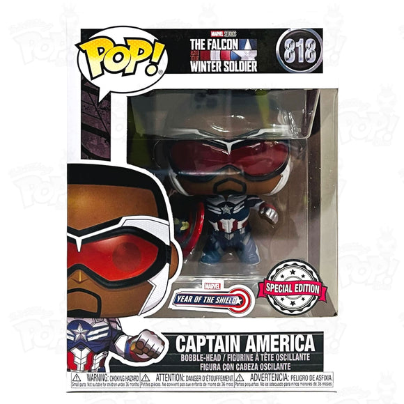 The Falcon And The Winter Soldier Captain America (#818) Funko Pop Vinyl