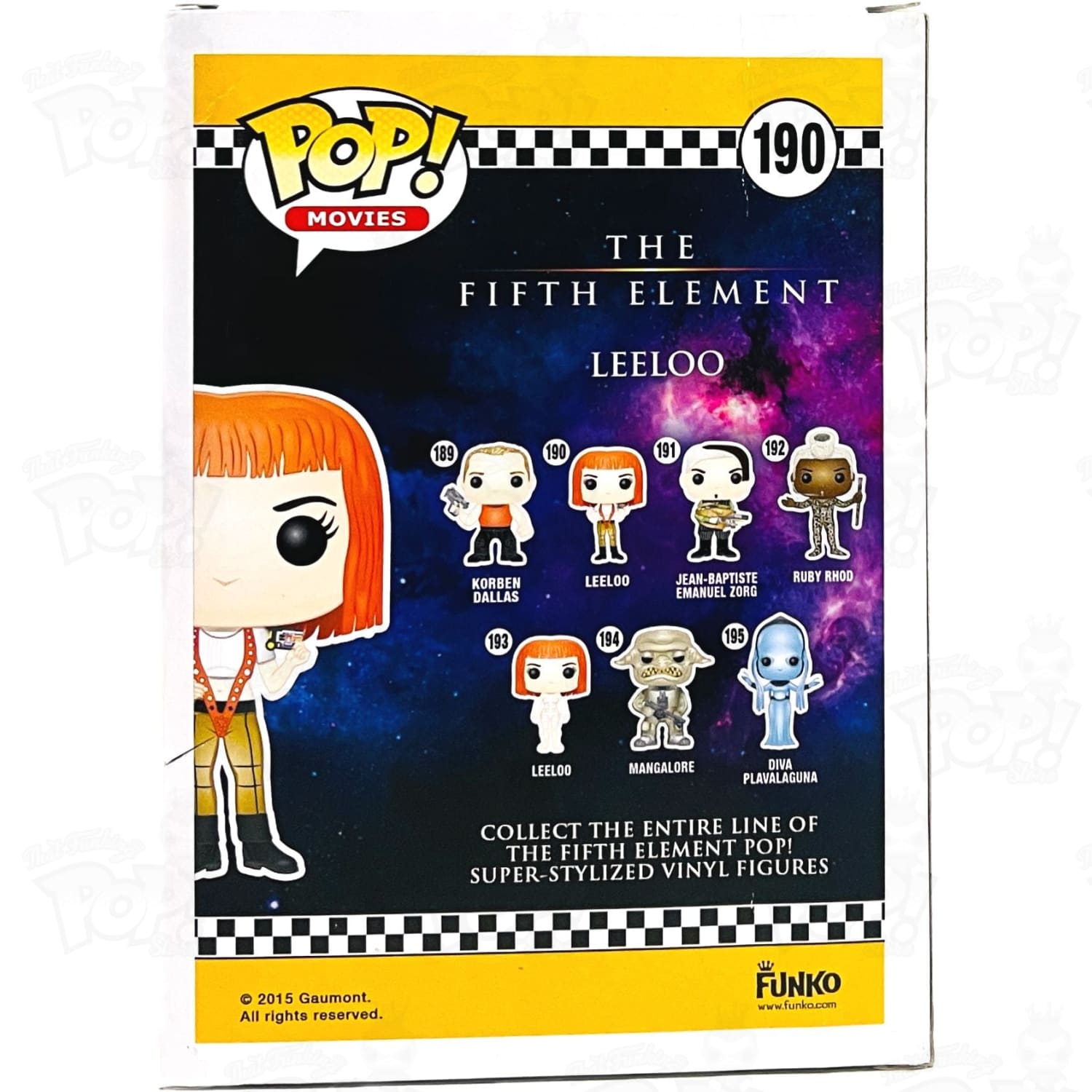 Funko Pop! The outlet Fifth Element Leeloo #190 2013