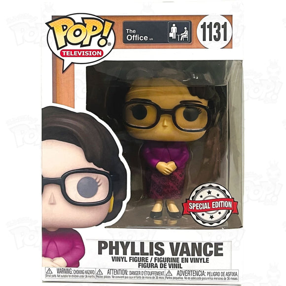 Boneco Funko Phyllis Vance 1131 The Office Edição Especial | Frete grátis Boneco Funko Phyllis Vance 1131 The Office Edição Especial | Frete grátis