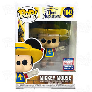 The Three Musketeers Mickey Mouse (#1042) 2021 Summer Convention Funko Pop Vinyl