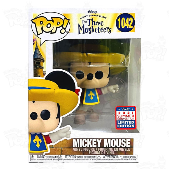 The Three Musketeers Mickey Mouse (#1042) 2021 Summer Convention Funko Pop Vinyl