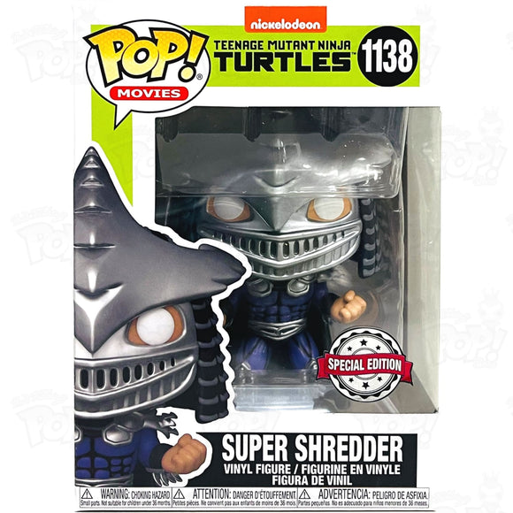 Teenage Mutant Ninja Turtles 2 Super Shredder (#1138) Metallic Funko Pop Vinyl