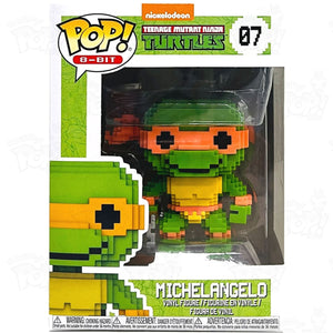 Tmnt Teenage Mutant Ninja Turtles 8 Bit Michelangelo (#07) Funko Pop Vinyl