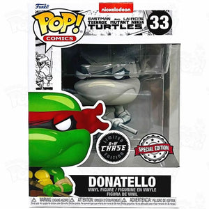 Tmnt (Comic) Donatello B&w Chase Funko Pop Vinyl