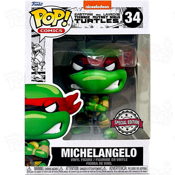 Tmnt Teenage Mutant Ninja Turtles (Comic) Michelangelo (#34) Funko Pop Vinyl