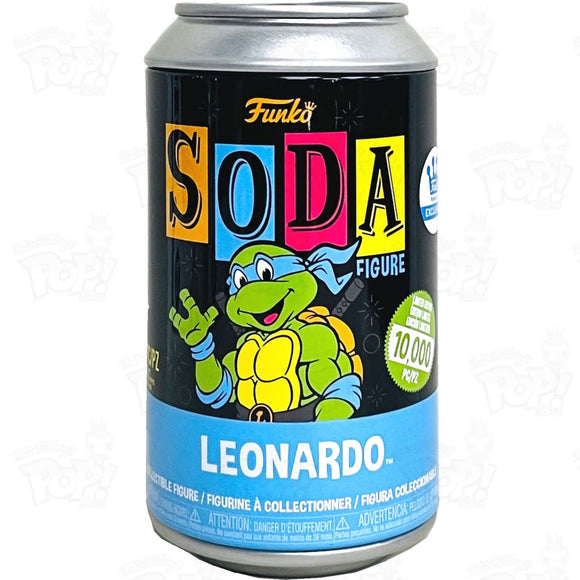 Teenage Mutant Ninja Turtles Leonardo Soda Vinyl (Common) Black Light Soda