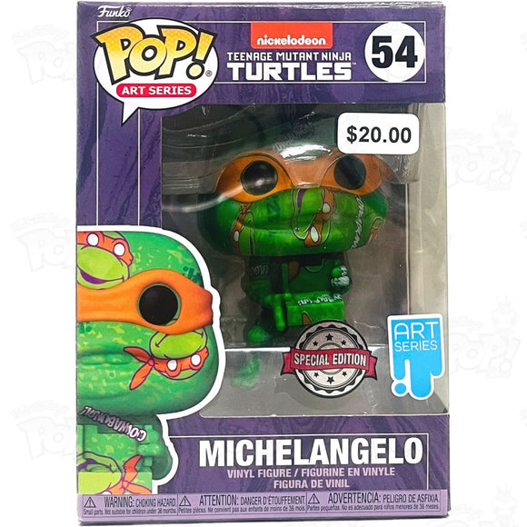 Tmnt Teenage Mutant Ninja Turtles Michelangelo (#54) Artist Funko Pop Vinyl