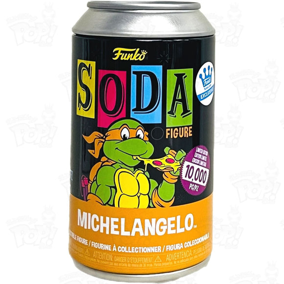 Teenage Mutant Ninja Turtles Michelangelo Soda Vinyl (Common) Black Light Soda