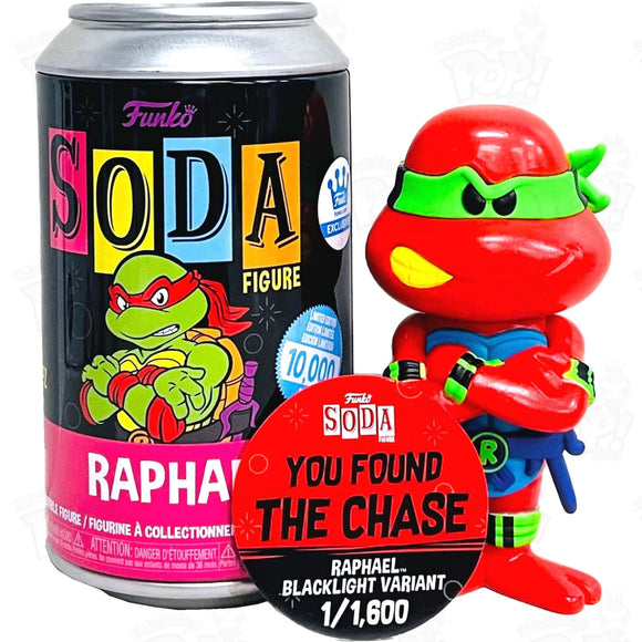 Teenage Mutant Ninja Turtles Raphael Soda Vinyl (Chase) Black Light Soda