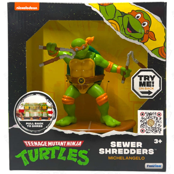 TMNT Teenage Mutunt Ninga Turtles Sewer Shredders Classic MICHELANGELO Loot
