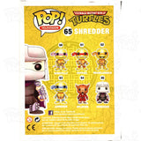 Tmnt Teenage Mutant Ninja Turtles Shredder (#65) Funko Pop Vinyl