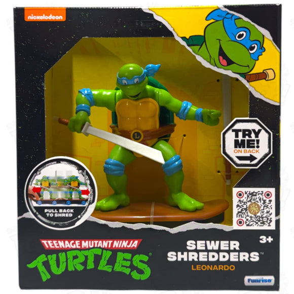 TMNT Teenage Mutunt Ninga Turtles Sewer Shredders Classic LEONARDO Loot
