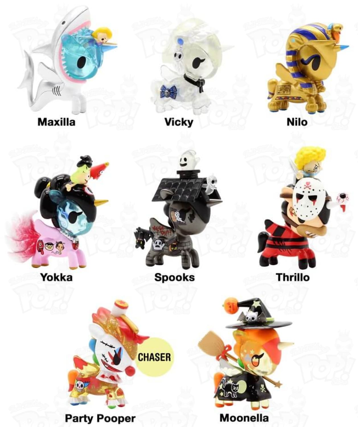 Tokidoki Halloween after dark popular series Lot Of five figures