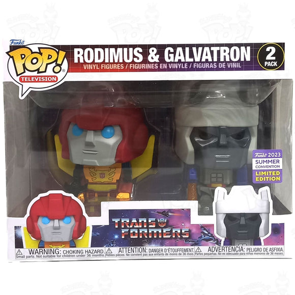 Transformers Rodimus & Galvatron (2-Pack) Summer Convention 2023 Funko Pop Vinyl