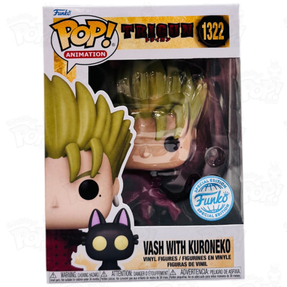 Trigun Vash With Kuroneko (#1322) Funko Pop Vinyl