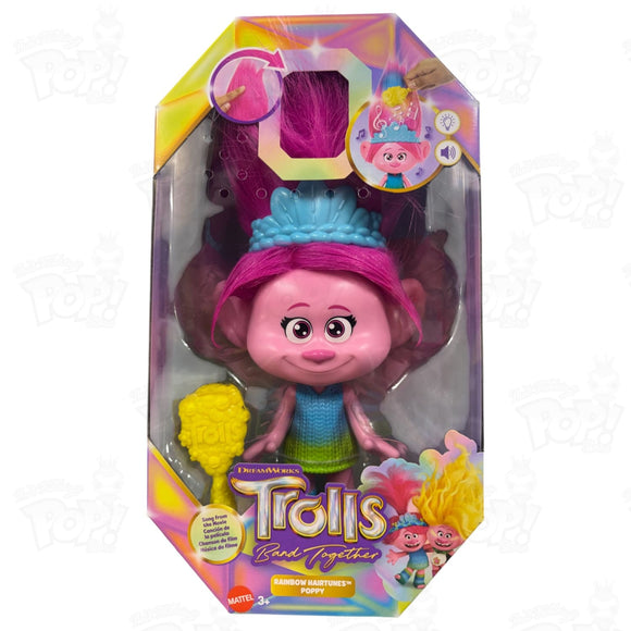 Trolls 3 Band Together Rainbow HairTunes Poppy Doll Loot