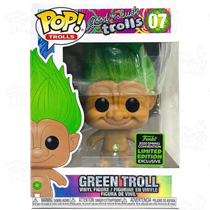 Trolls Green Troll (#07) 2020 Spring Convention Funko Pop Vinyl