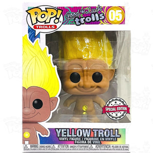 Trolls Yellow Troll (#05) Funko Pop Vinyl