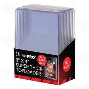 Ultra Pro 3" x 4" Super Thick Toploader (130pt) - That Funking Pop Store!