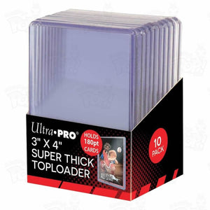 Ultra Pro 3" x 4" Super Thick Toploader (180pt) - That Funking Pop Store!