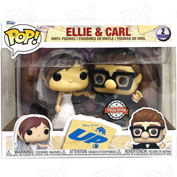 Up Carl & Ellie Wedding (2-Pack) Funko Pop Vinyl