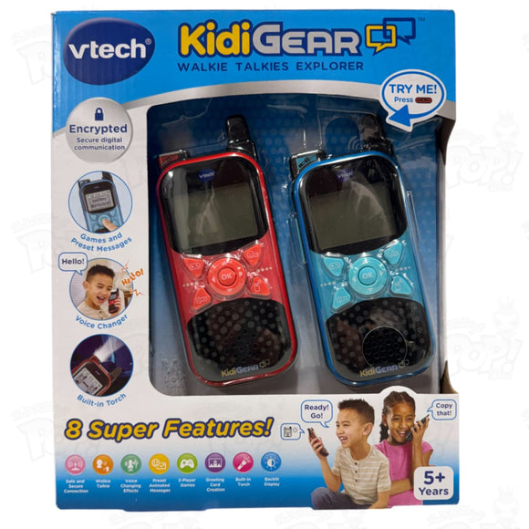VTech KidiGear Walkie Talkies Explorer - Blue/Red Loot