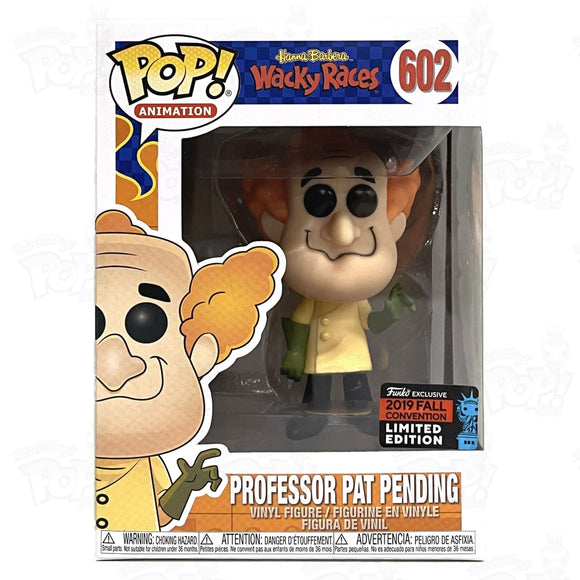 Wacky Races Professor Pat Pending (#602) 2019 Fall Convention - That Funking Pop Store!