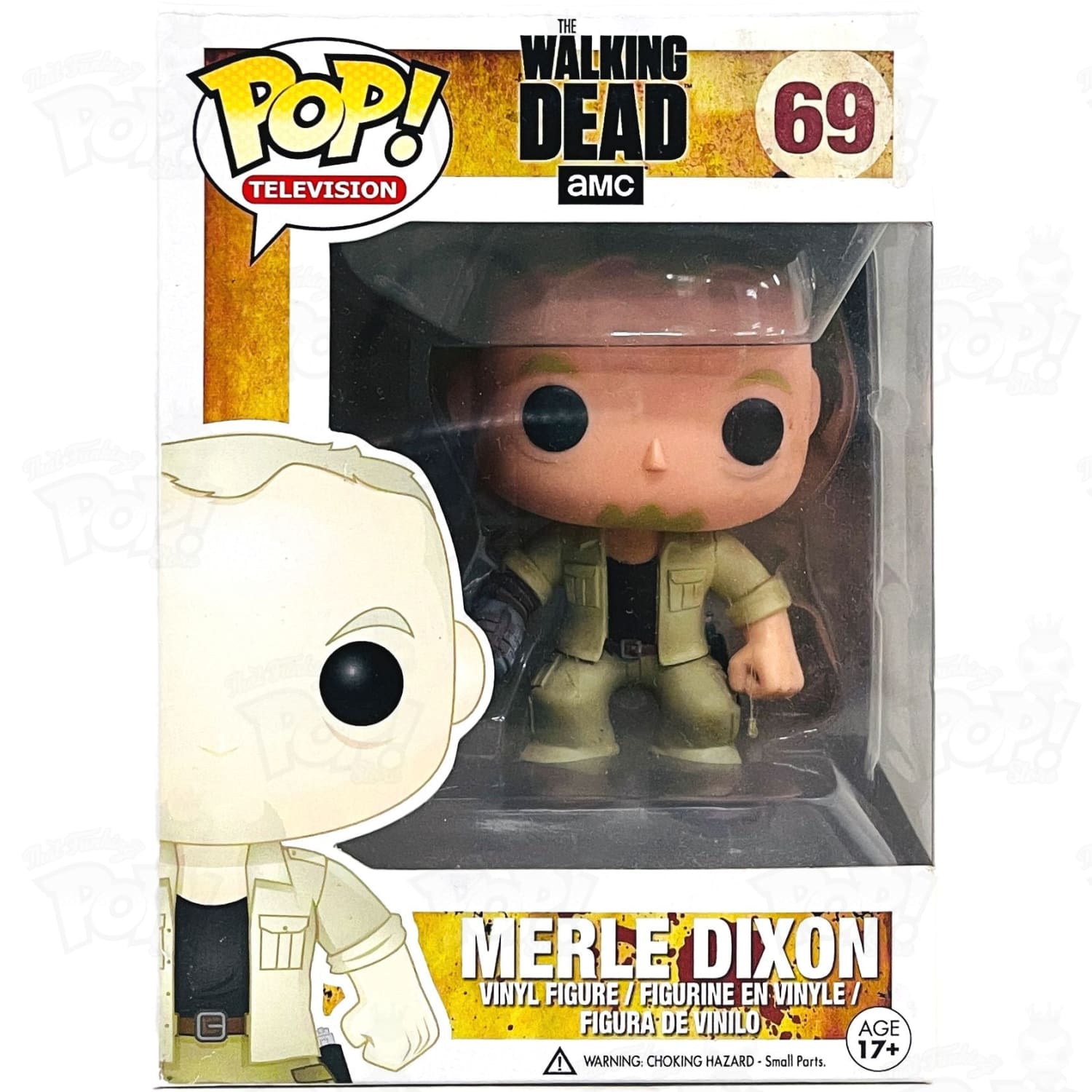 Walking Dead deals Merle Dixon (Bloody) Convention Exclusive Funko Pop #69