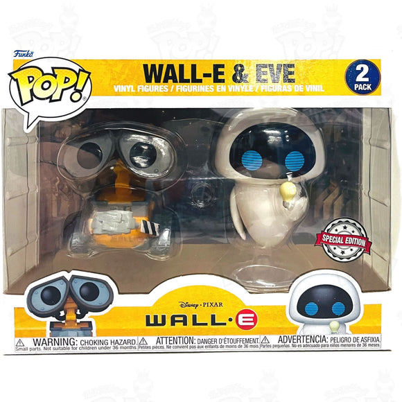 Wall-E Cooler & Bulb Eve (2-Pack) Funko Pop Vinyl