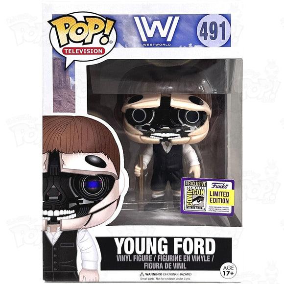 Westworld Young Ford (#491) 2017 Summer Convention Con Sticker Funko Pop Vinyl