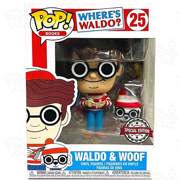 Wheres Waldo: Waldo & Woof (#25) Funko Pop Vinyl