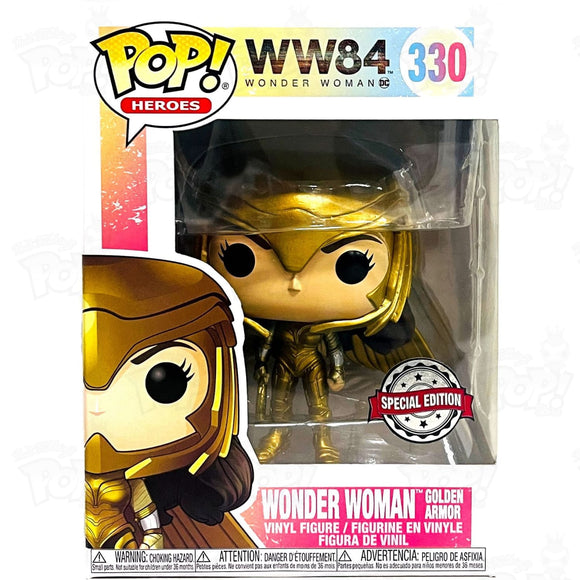 Wonder Woman Ww84 Golden Armour (#330) Funko Pop Vinyl