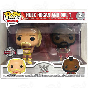 Wwe Hulk Hogan And Mr T (2-Pack) Funko Pop Vinyl