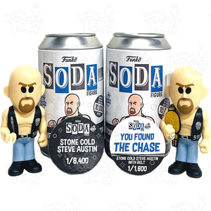 Wwe Stone Cold Soda Vinyl Chase + Common Bundle Soda