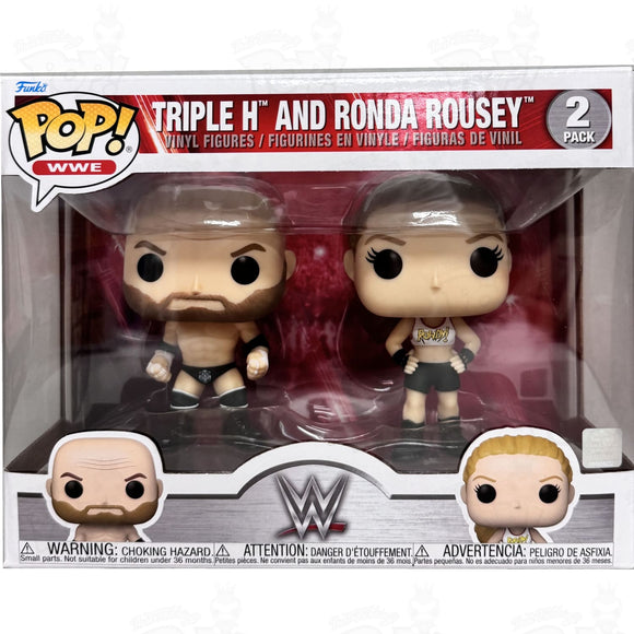 Wwe Triple H And Ronda Rousey (2-Pack) Funko Pop Vinyl